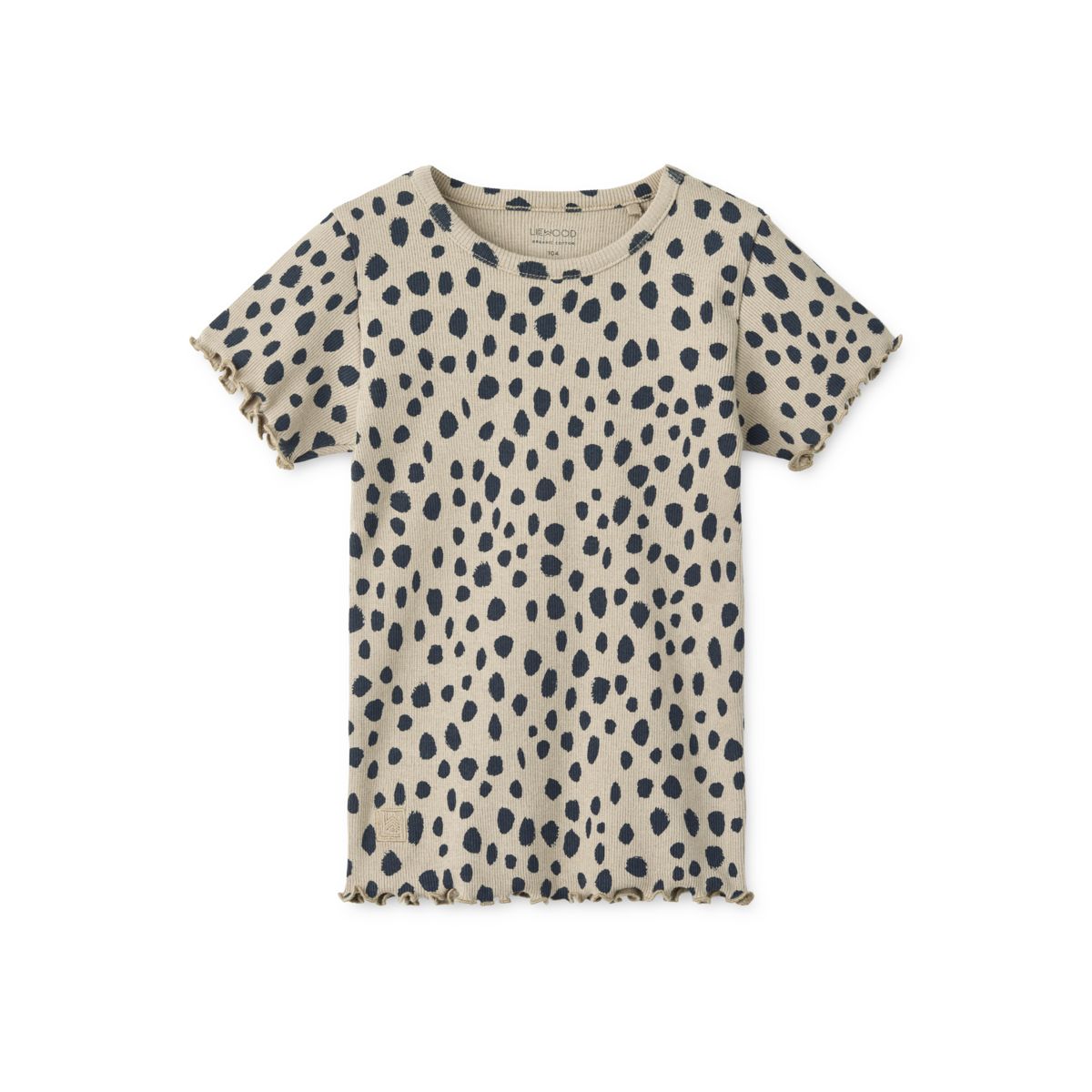 Liewood T-Shirt Côtelé Nieve - Leo spots / Mist - T-shirt