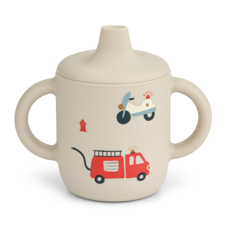 Liewood Gobelet en silicone Neil 150 ml - Emergency vehicle / Sandy - Gobelet
