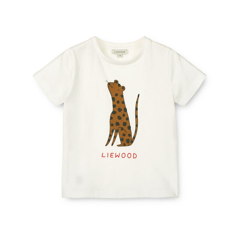 Liewood T-Shirt À Imprimé - Leopard / Crisp white - T-shirt