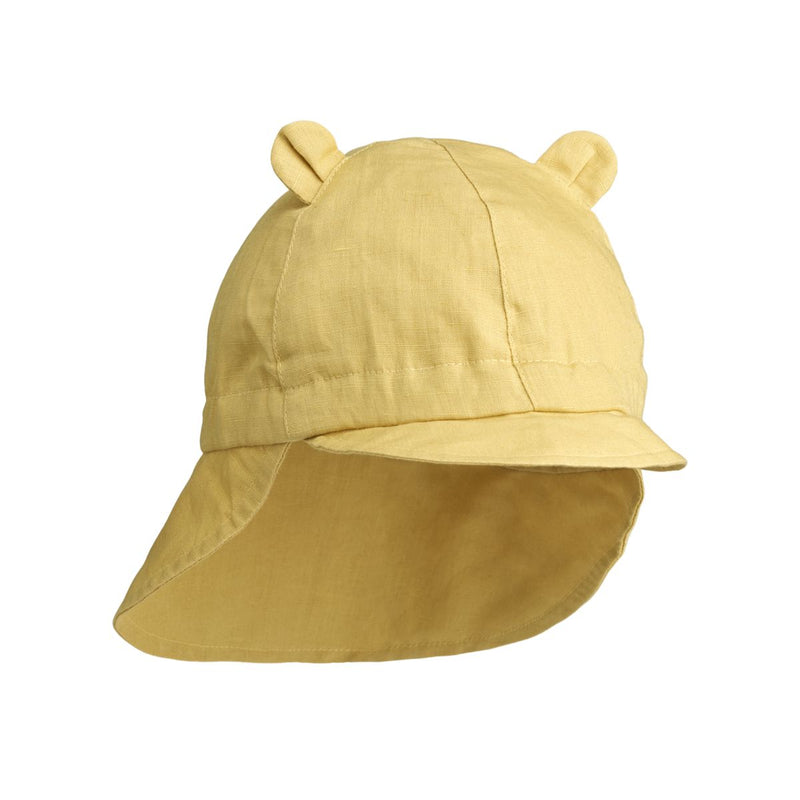 Liewood Chapeau de soleil en lin Gorm - Crispy corn - Chapeaux & Casquettes