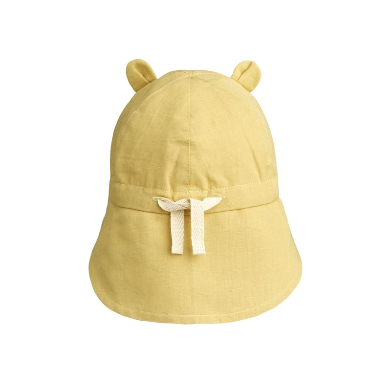 Liewood Chapeau de soleil en lin Gorm - Crispy corn - Chapeaux & Casquettes