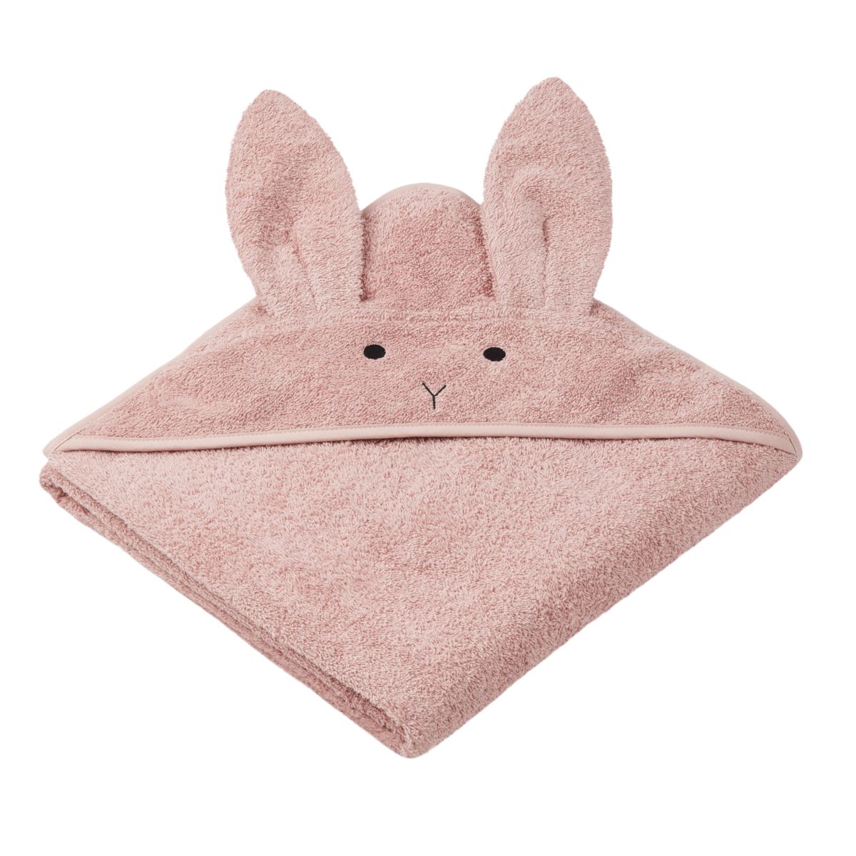 Liewood Serviette Junior à Capuche Augusta - Rabbit rose - Serviettes / Gants de toilettes