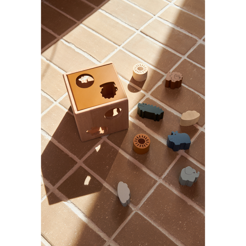 Cube de puzzle Gary - Safari/golden caramel multi mix