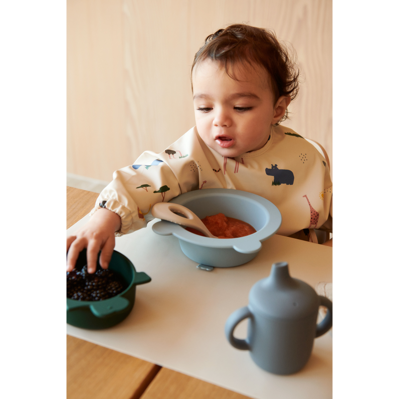 Liewood Gobelet en silicone Neil 150 ml - Wave blue - Gobelet