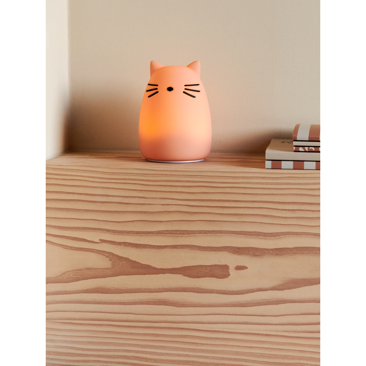 Liewood Veilleuse Winston - Cat rose - Lampe de table