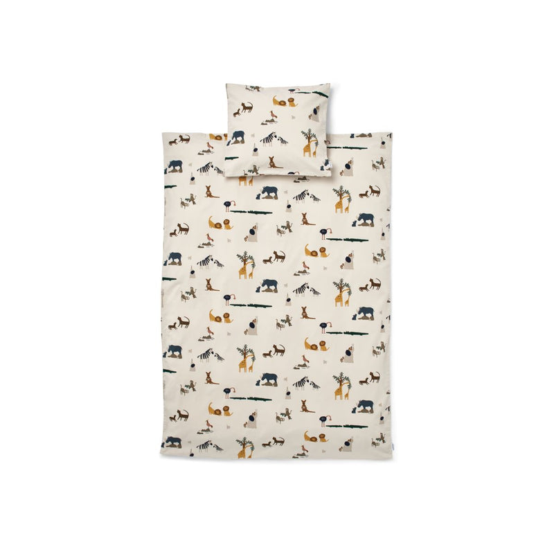 Liewood Linge de Lit Simple CARL 140x200 - All together / Sandy - Linge de lit