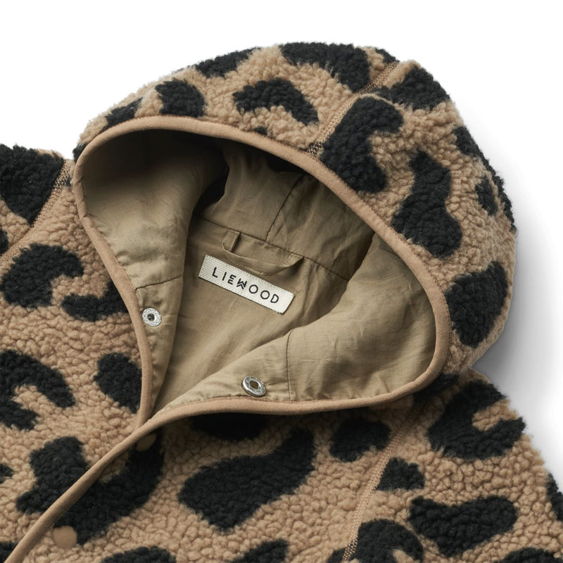 Liewood Combinaison en polaire pour bébé Fraser - Mega leo / oat mix - 