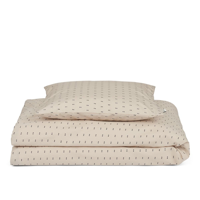 Liewood Linge de lit Ingeborg 100x140 - Double dot / SIlver lining - Linge de lit