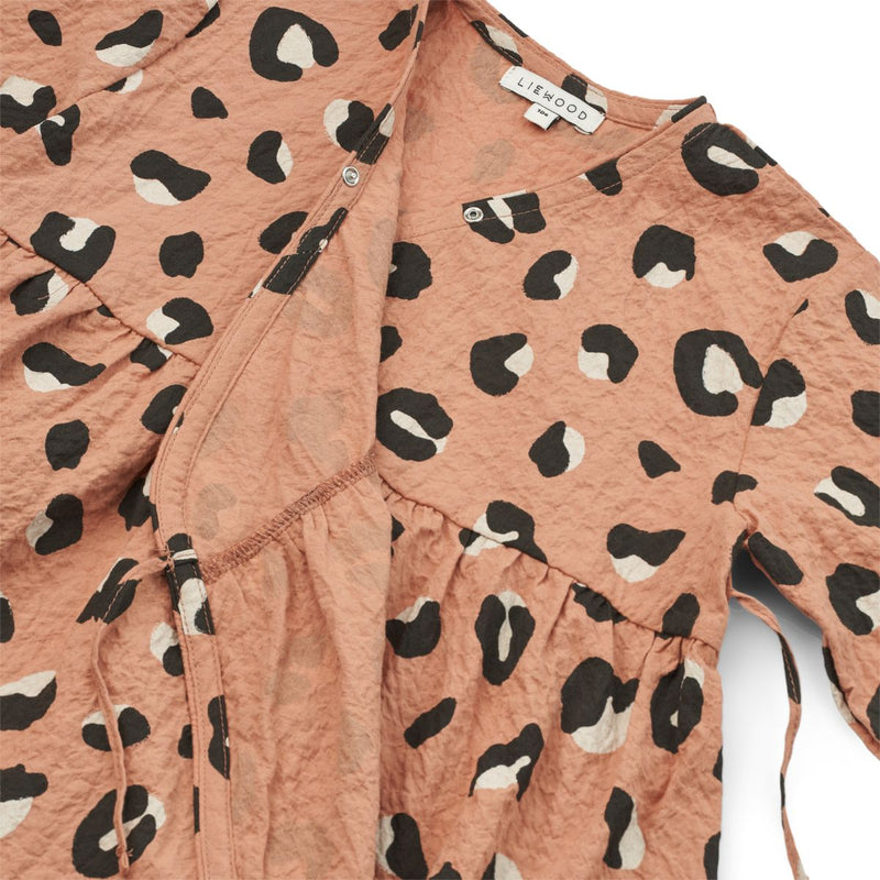 Liewood Robe portefeuille Cleo - Wild Leo / Tuscany rose - Robe