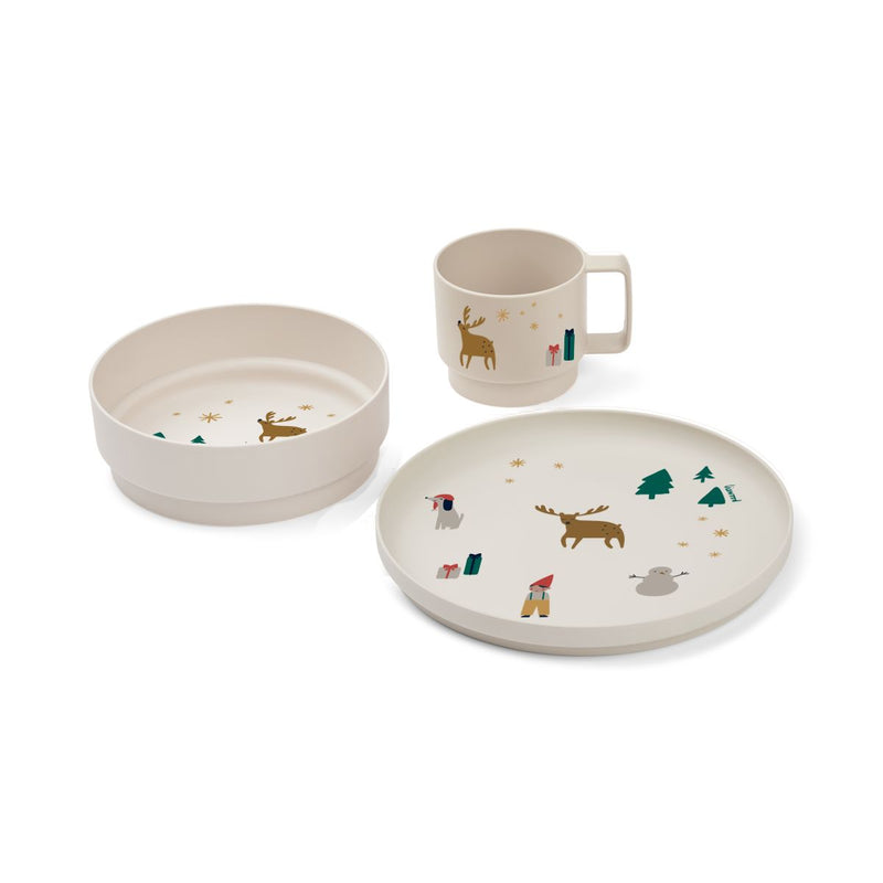 Liewood Set vaisselle Archi - Holiday / Sandy - Ensemble de vaisselle