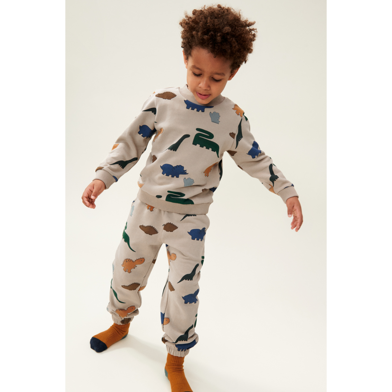 Liewood Pantalon de survêtement Inga - Dinosaurs / Mist - Pantalon de survêtement
