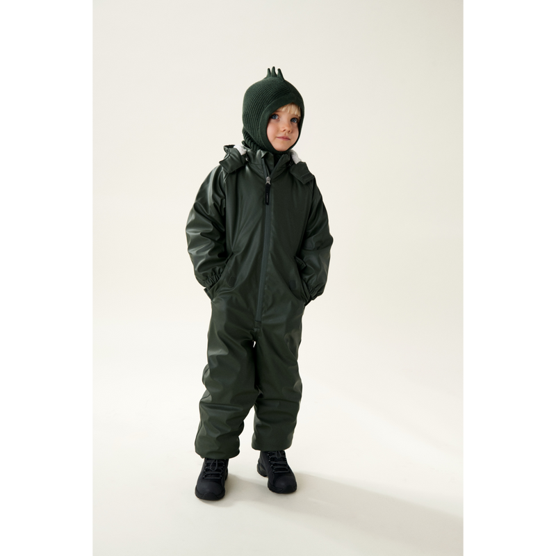 Liewood Cagoule avec oreilles de dinosaure Hanibal - Hunter green - Chapeaux & Casquettes