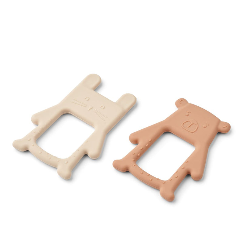 Jonathan Classic Teether 2-Pack - Tuscany rose / Apple blossom