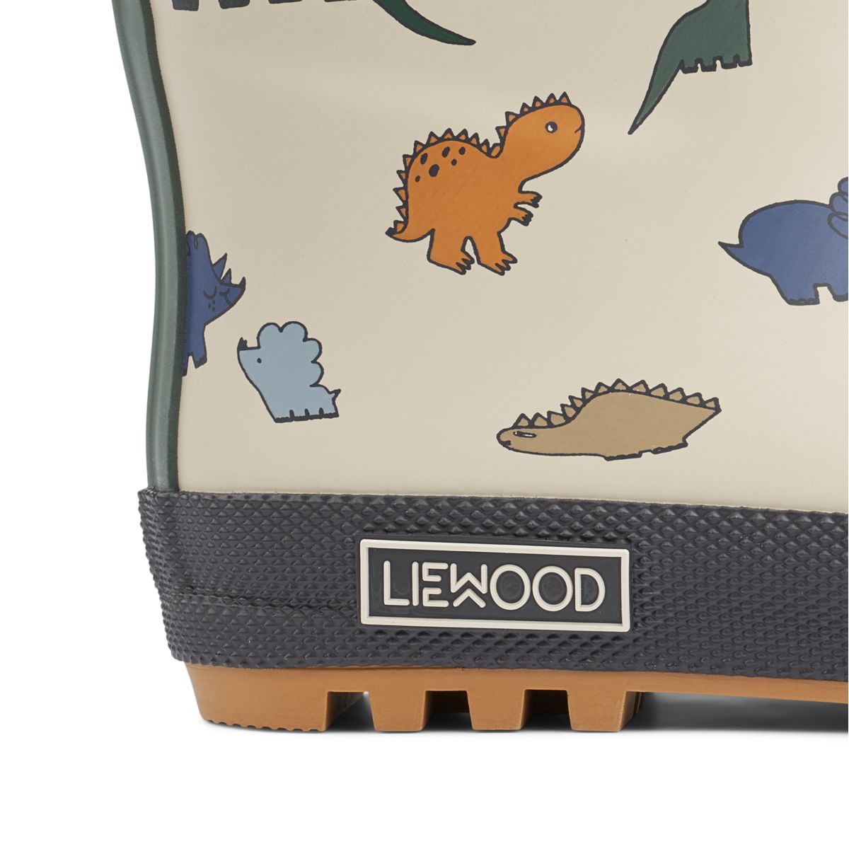 Liewood Bottes de Pluie Thermiques MASON - Dinosaurs / Mist - Bottes de thermique