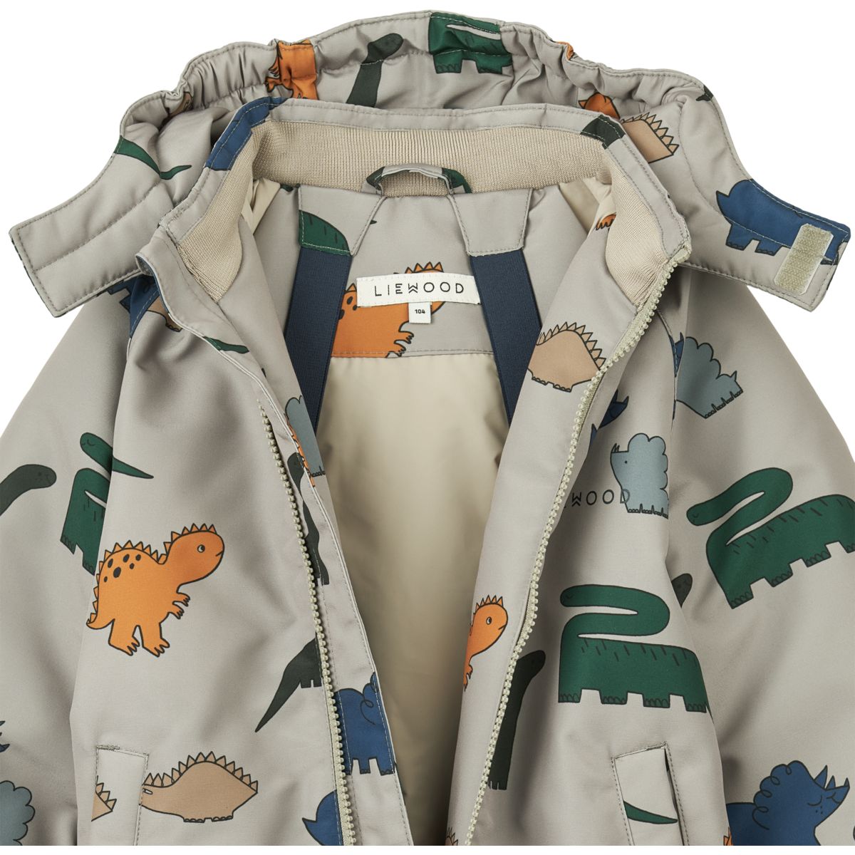 Liewood Combinaison Isa - Dinosaurs / Mist - SUIT