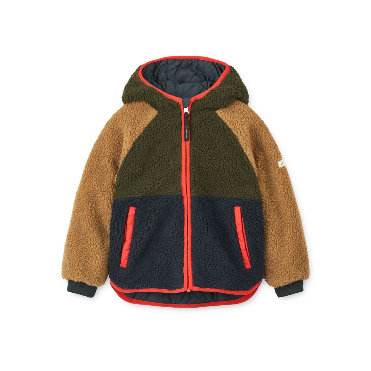 Liewood Veste Réversible JACKSON - Army brown multi mix - Veste