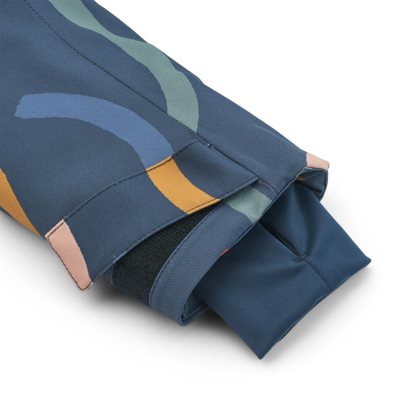 Liewood Blouson de ski Kalle - Graphic swirls / Classic navy - Veste