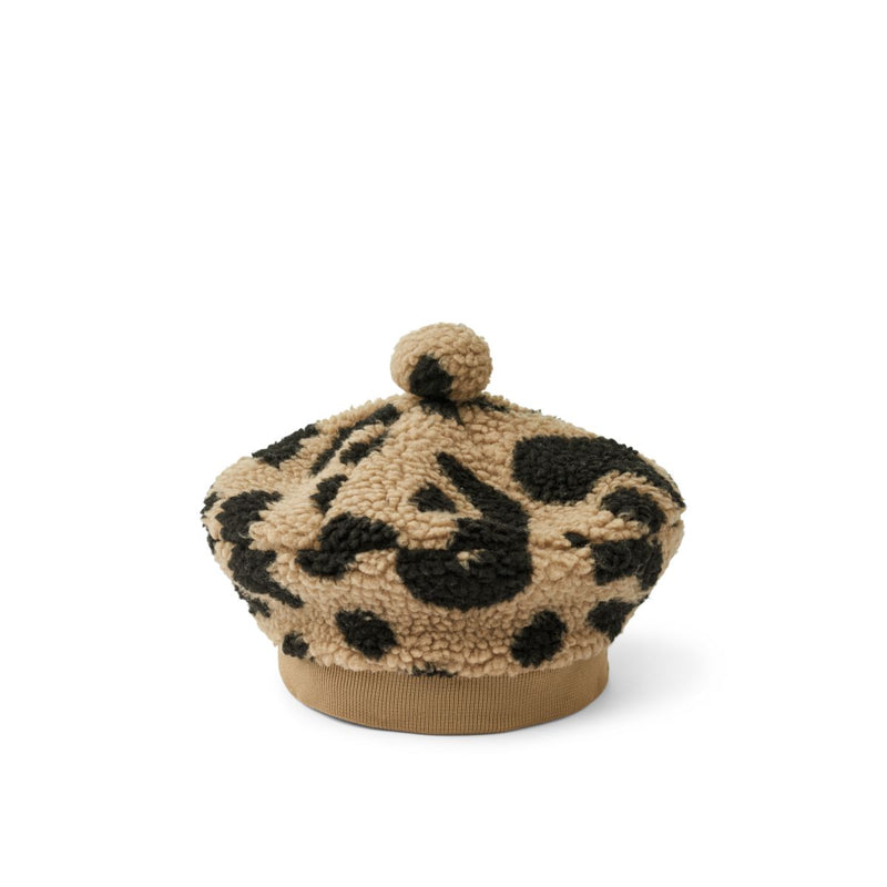 Liewood Chapeau béret en peuplier - Mega leo / oat mix - Chapeaux & Casquettes