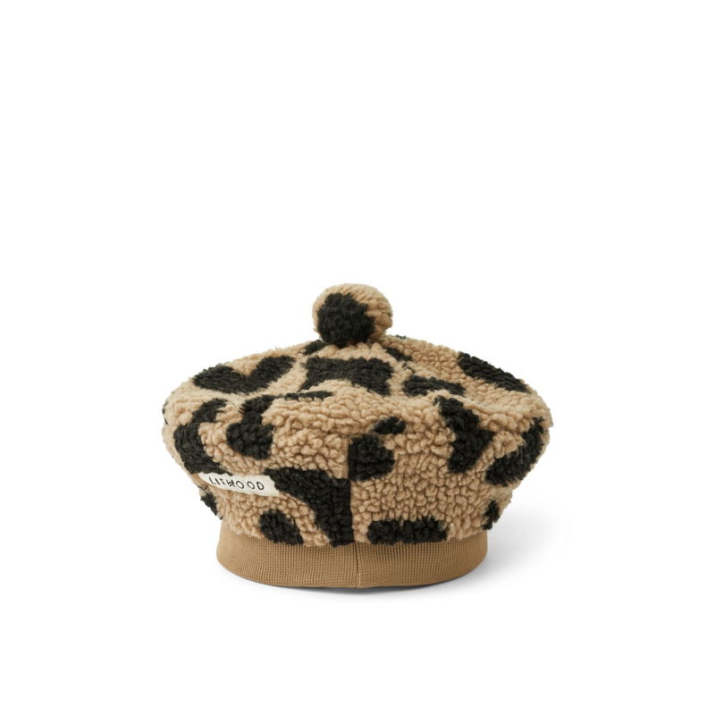 Liewood Chapeau béret en peuplier - Mega leo / oat mix - Chapeaux & Casquettes