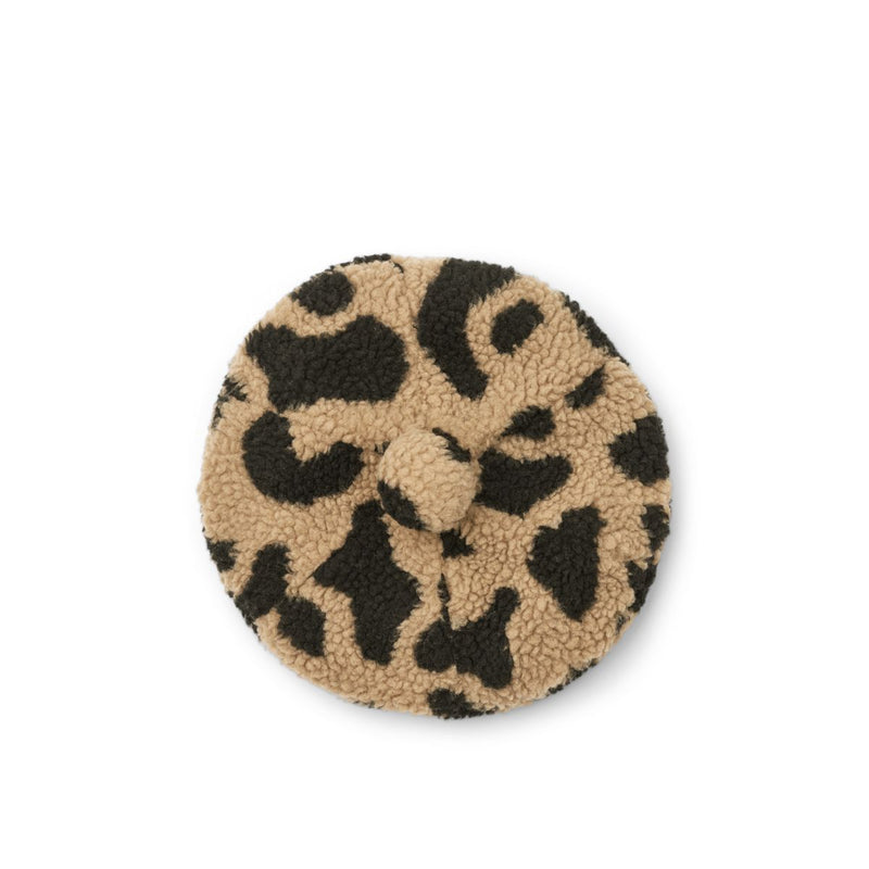 Liewood Chapeau béret en peuplier - Mega leo / oat mix - Chapeaux & Casquettes