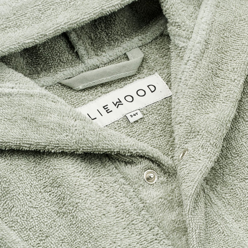Liewood Peignoir Lily Ours - Dove blue - Serviettes / Gants de toilettes