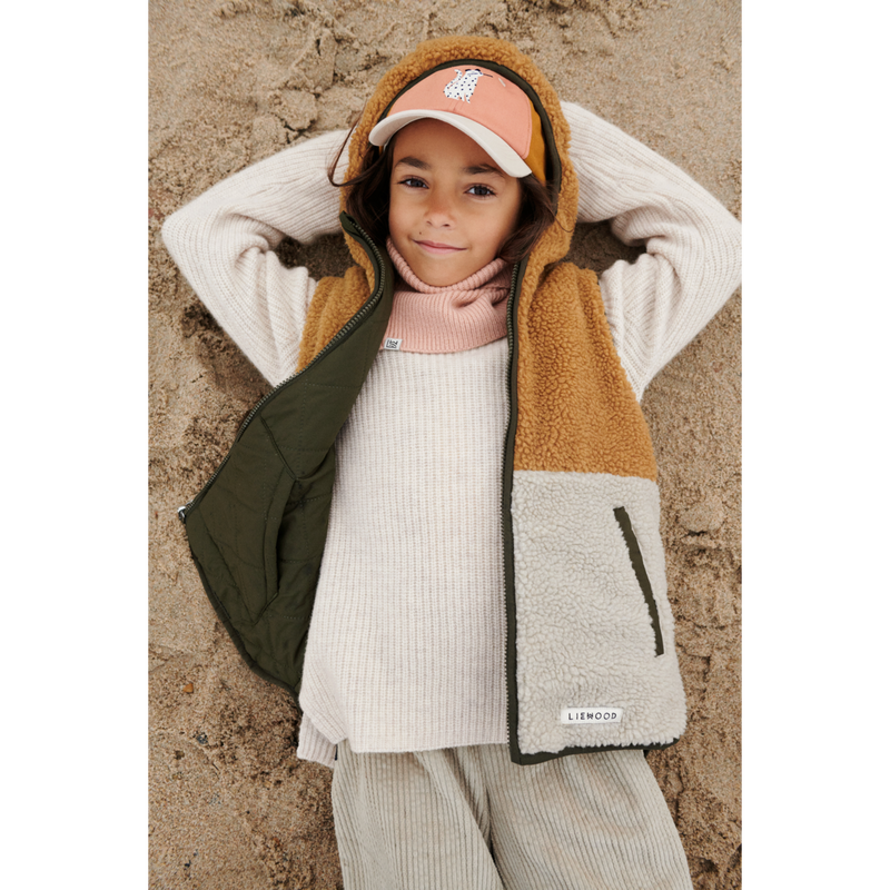 Liewood Veste sans manches réversible Diana - Army brown mix - Weste
