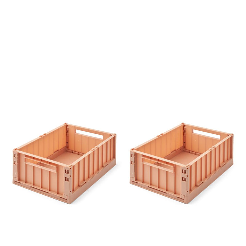 Liewood Boîtes de Rangement WESTON Taille M, Lot de 2 - Tuscany rose - Boîtes de rangement