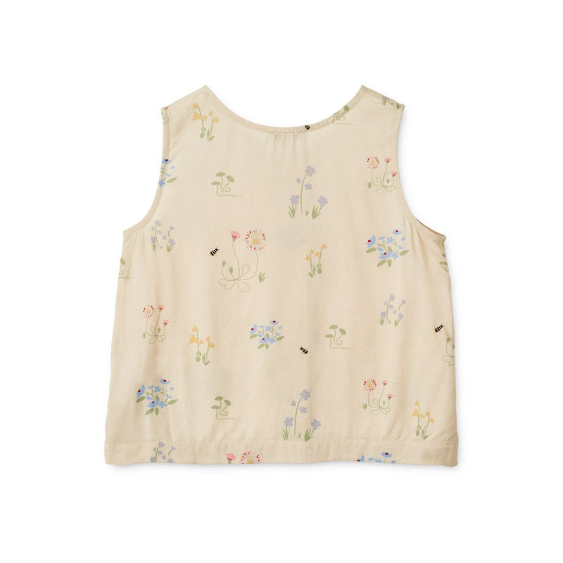 Liewood Top En Coton Imprimé Rosanna - Flora / Sandy - Top