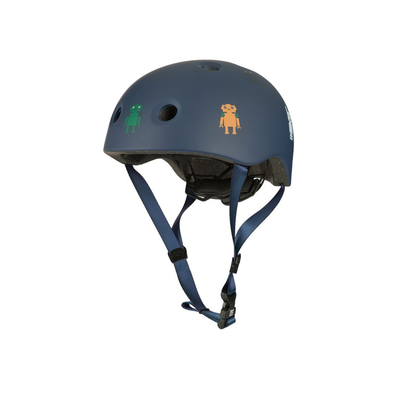 Liewood Casque De Vélo Hilary - Robots / Indigo blue - 