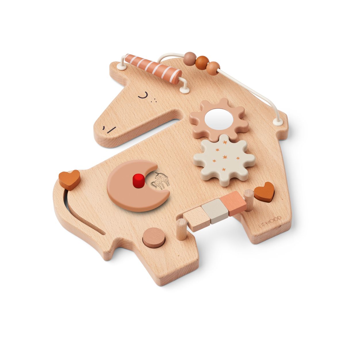 Liewood Tableau d'activités Licorne Carola - Pale tuscany multi mix - Moteur