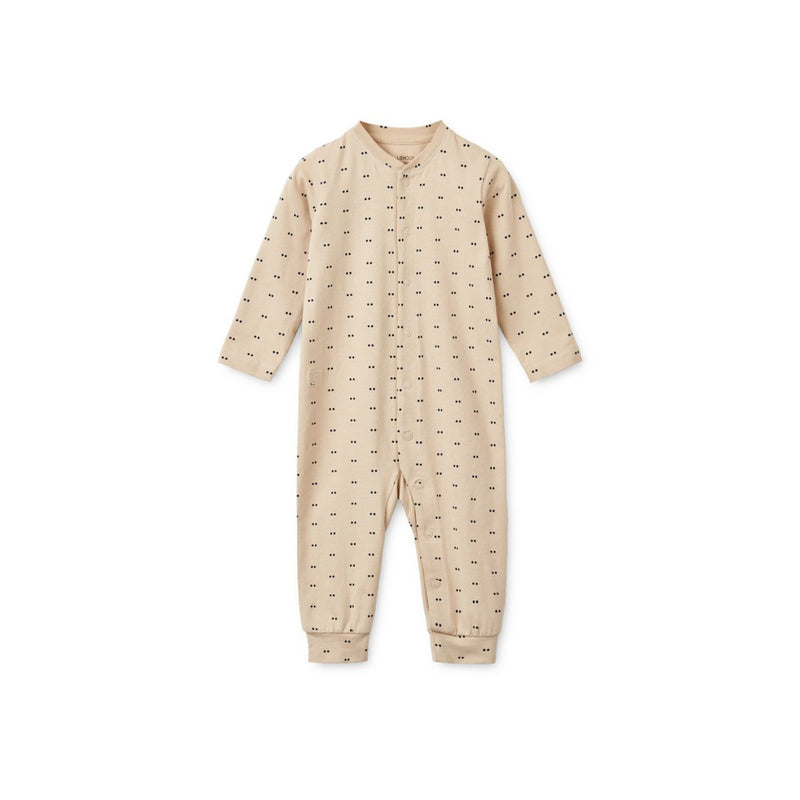 Liewood Combinaison de pyjama Birk - Double dot / SIlver lining - Combinaison de pyjama