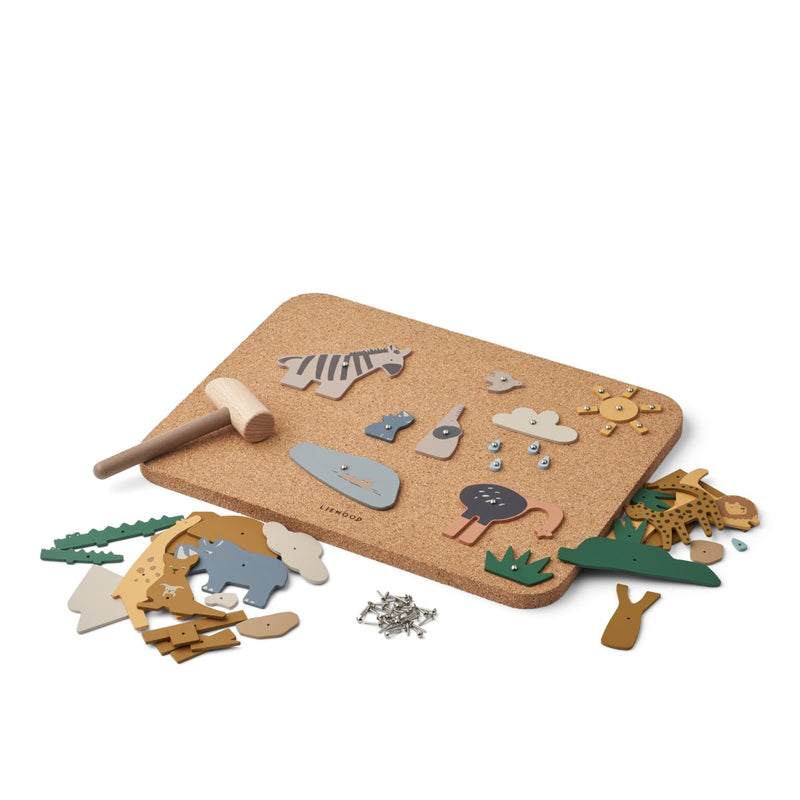 Liewood Tableau d'affichage Esteban - All together / Sandy - Jouets créatifs