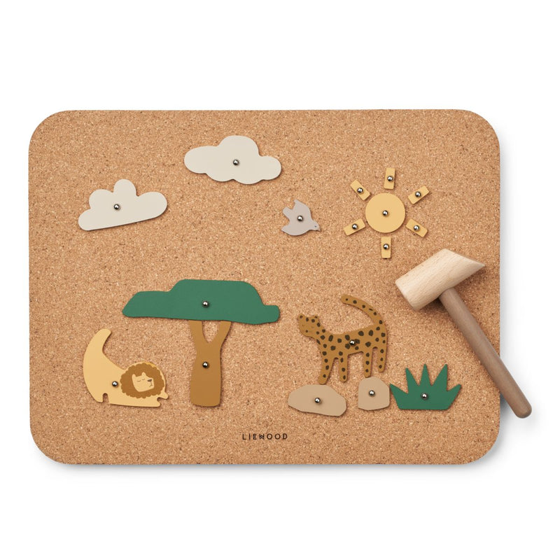 Liewood Tableau d'affichage Esteban - All together / Sandy - Jouets créatifs