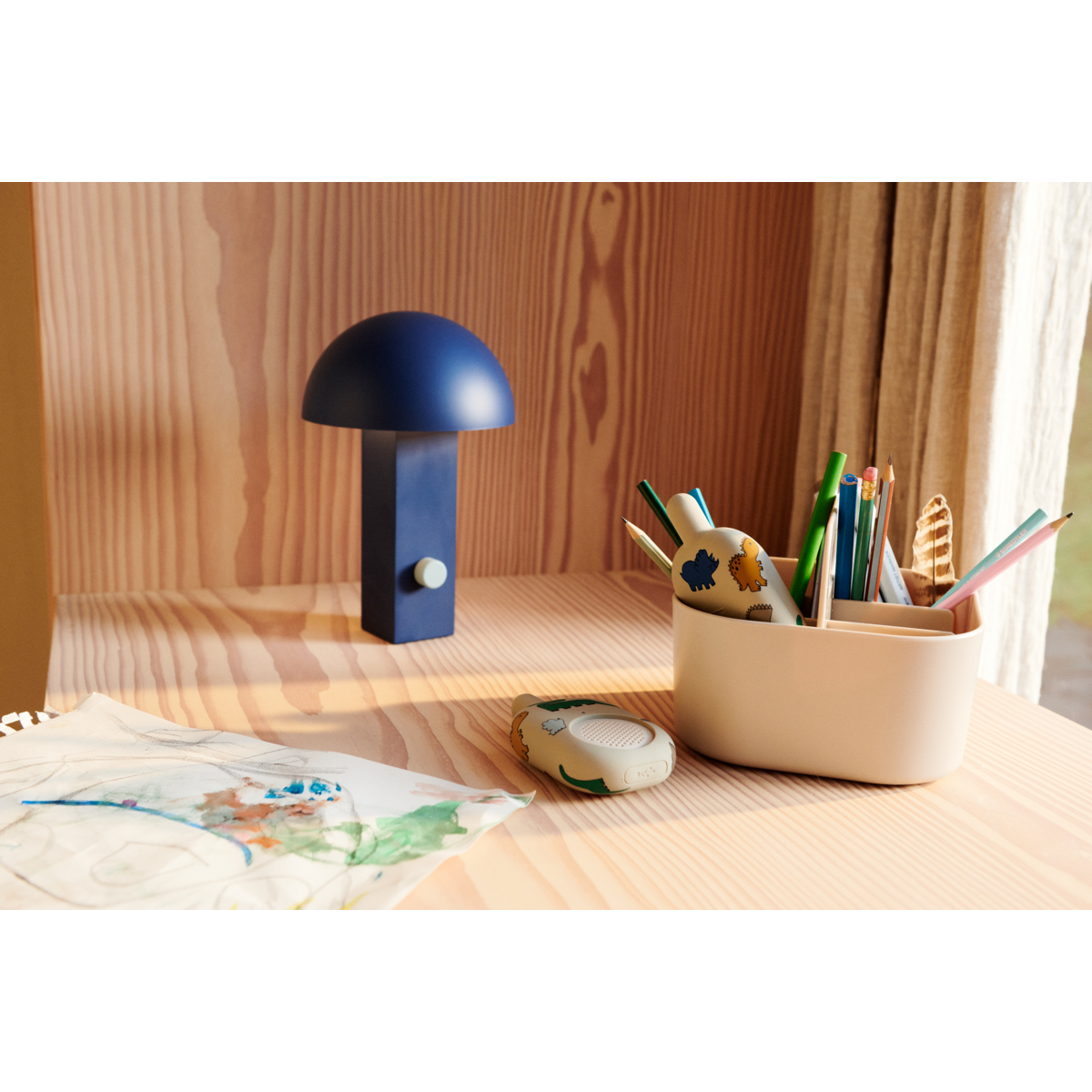 Liewood Lampe portable Hyppolite - Indigo blue - Lampe de table