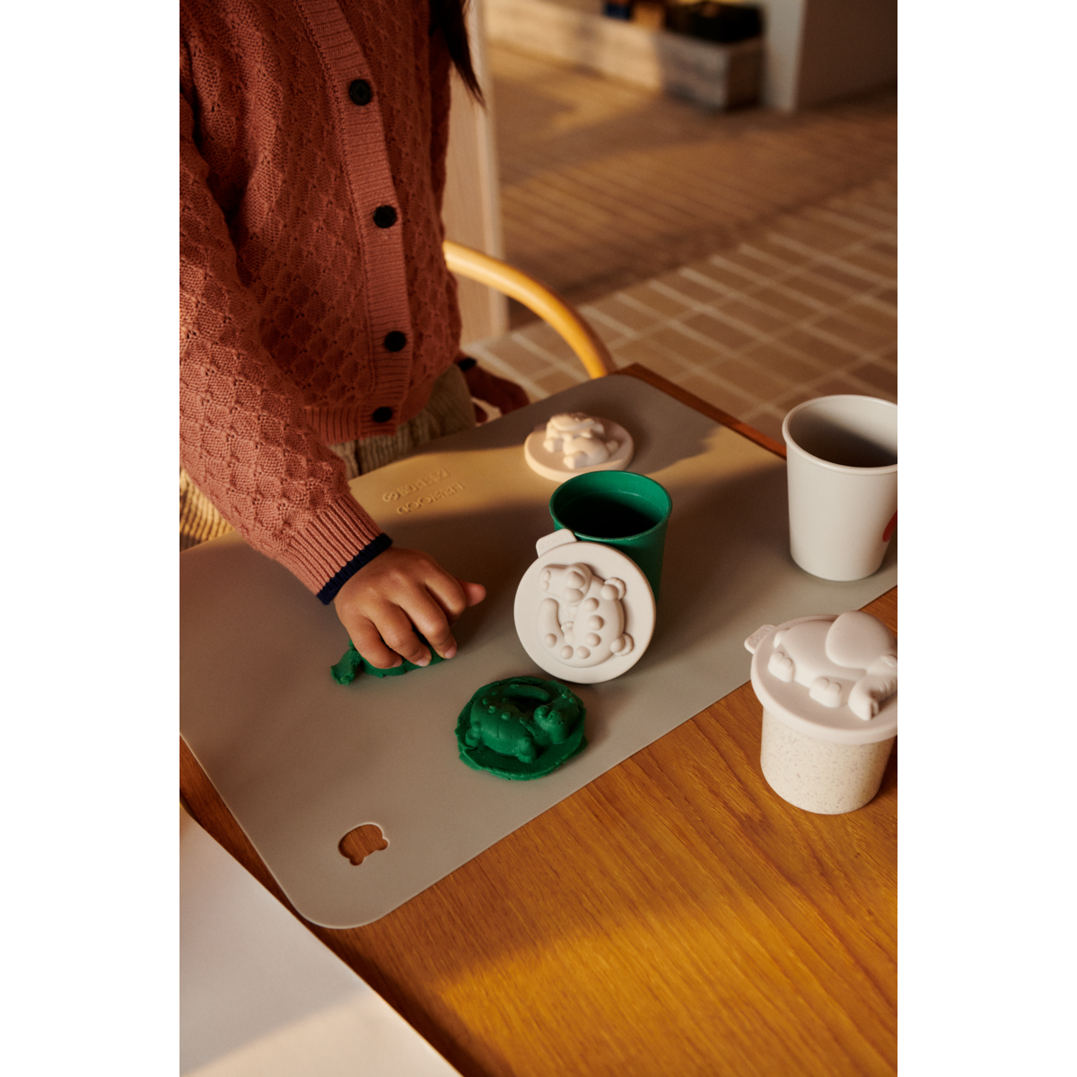 Lot de 4 paquet de pâte à modeler Rollie - Golden caramel multi mix