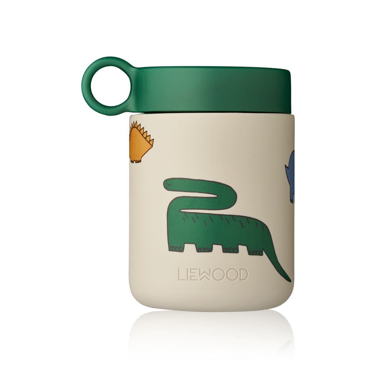 Liewood Pot alimentaire Kian - Dinosaurs / Mist - La boîte alimentaire