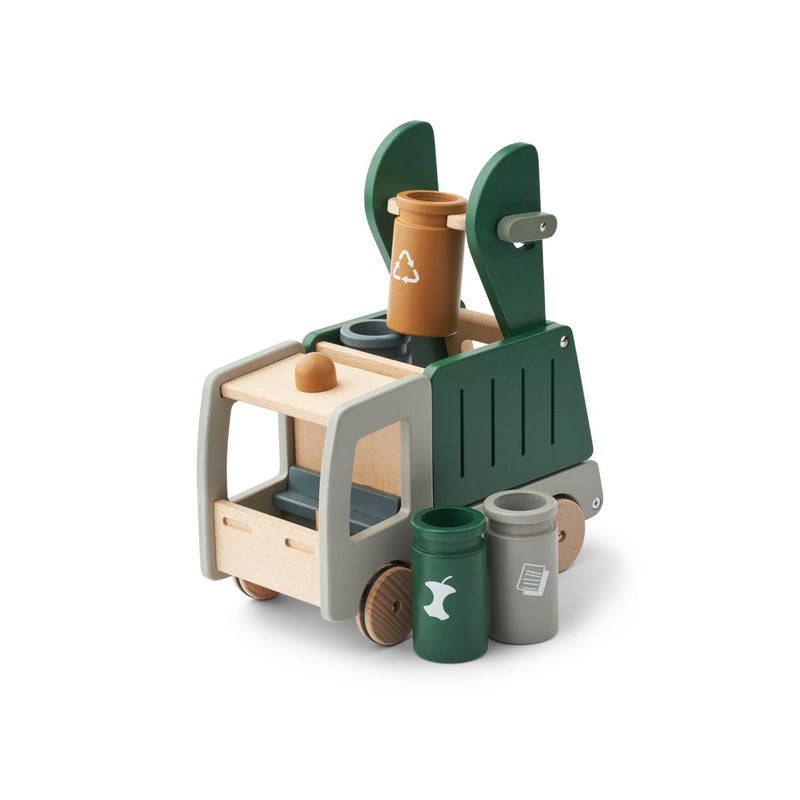 Liewood Camion de recyclage Irina - Garden green multi mix -