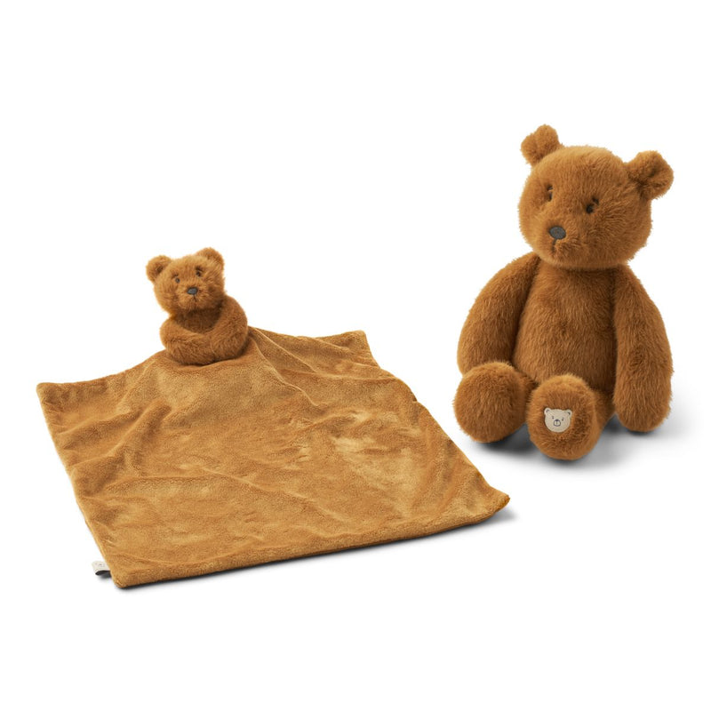 Liewood Coffret bébé Ours Lillian - Golden caramel - Teddy