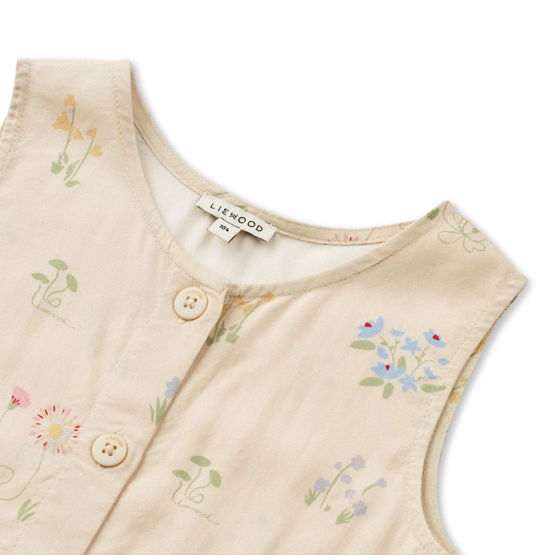 Liewood Top En Coton Imprimé Rosanna - Flora / Sandy - Top