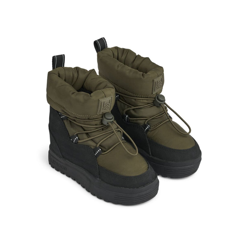 Liewood Bottes de neige Zoey - Army brown - Botte de neige