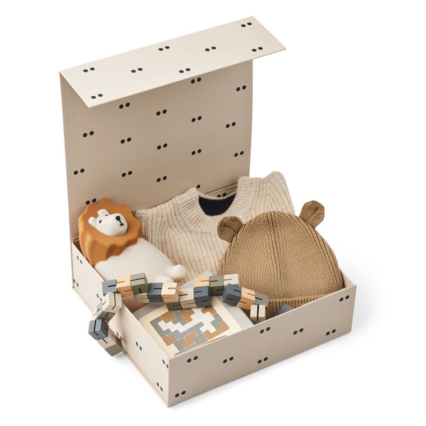Liewood Giftbox Large - Double dot / Sandy - Papier cadeau