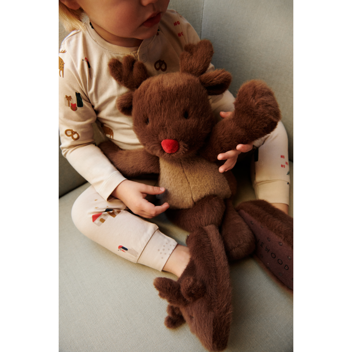 Liewood Peluche Renne BERTO - Pecan - Teddy