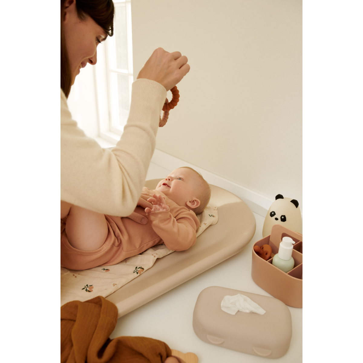 Liewood Veilleuse Winston - Panda creme de la creme - Lampe de table