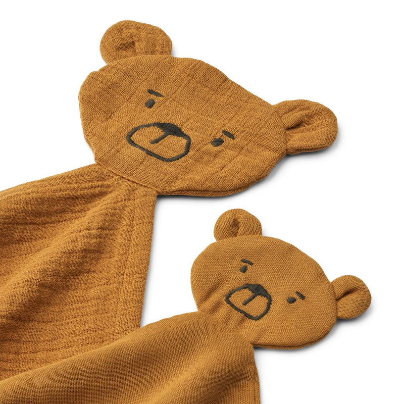 Liewood Ensemble de doudous Alya Bear - Golden caramel - Doudou