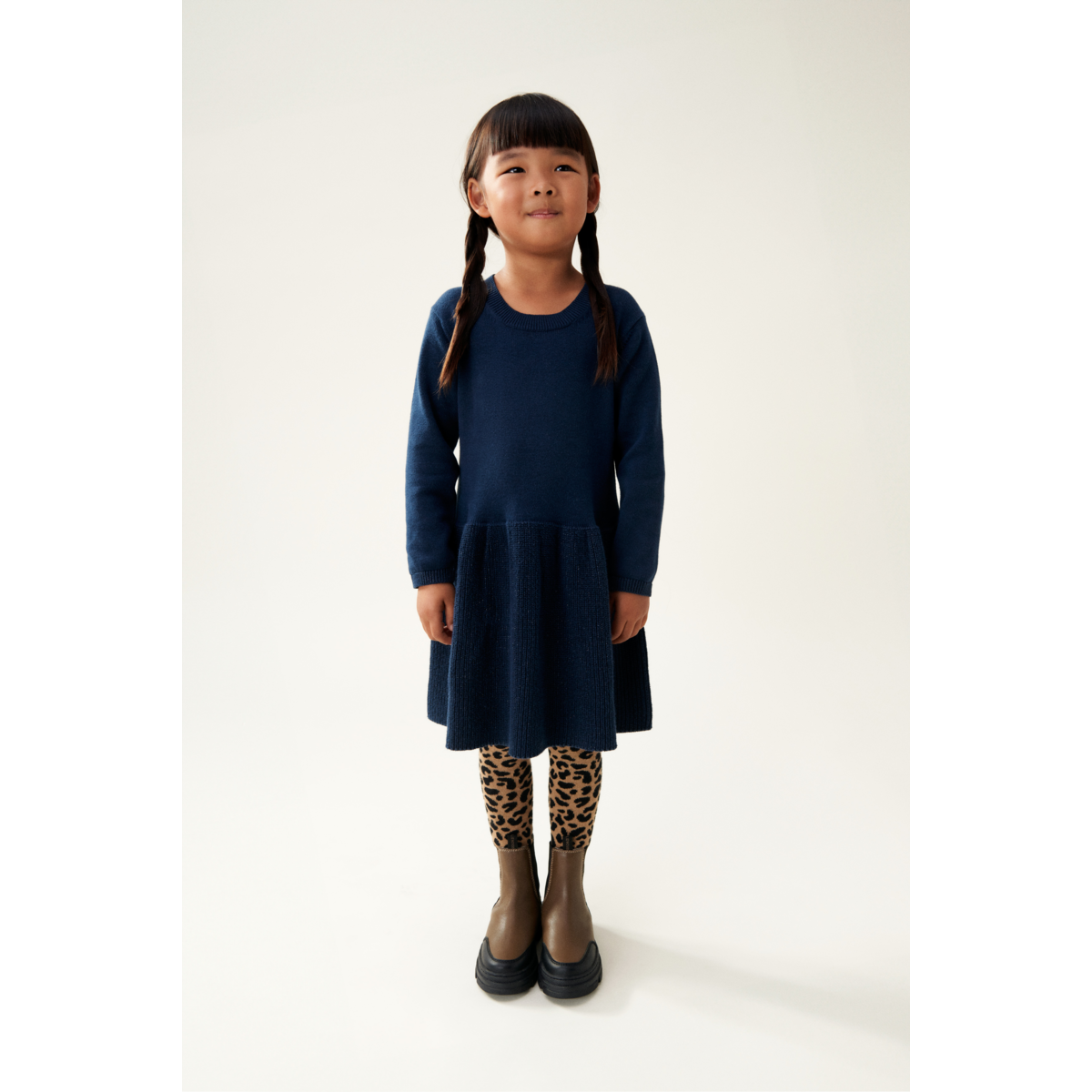 Liewood Collant SILVA - Mini leo oat / Oat - Chaussettes/Bas