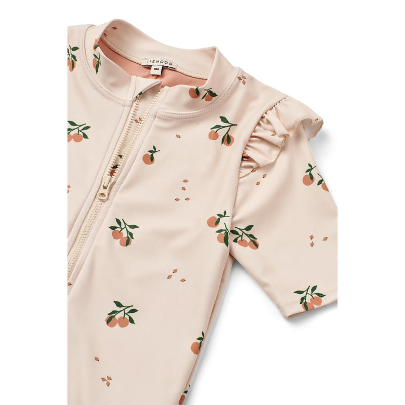 Liewood Combinaison De Bain Imprimée Amel - Peach / Sea shell - Maillot de bain