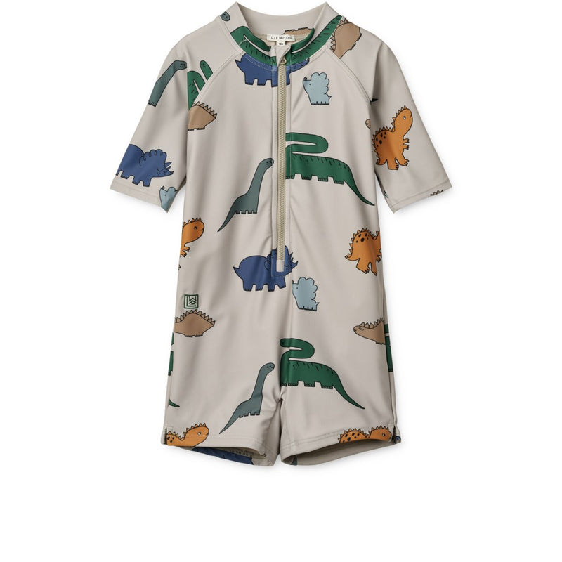 Liewood Combinaison de bain Max - Dinosaurs / Mist - Maillot de bain