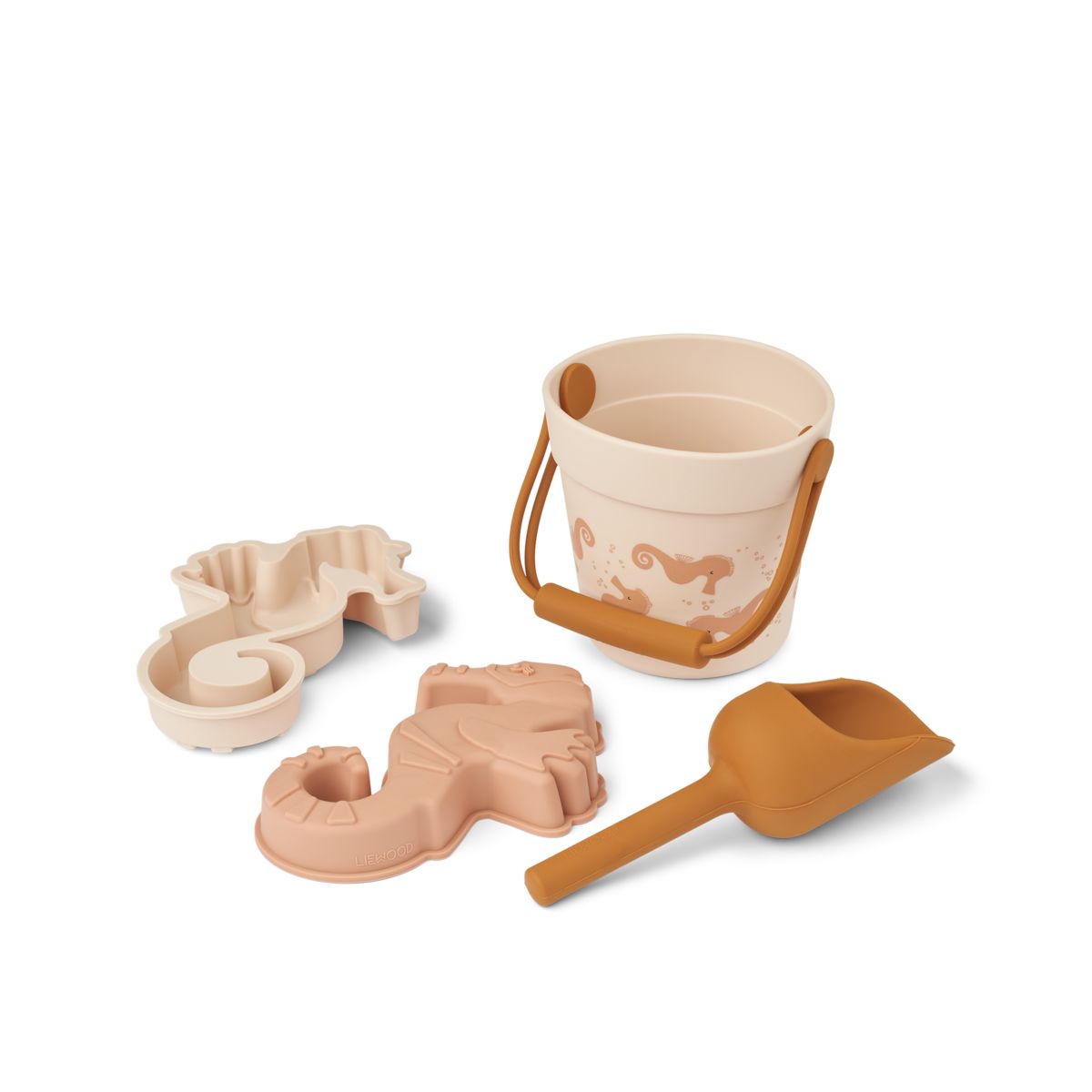 Liewood Mini KIT de Plage Hippocampe - Seahorse / Apple blossom - JOUETS EN SABLE