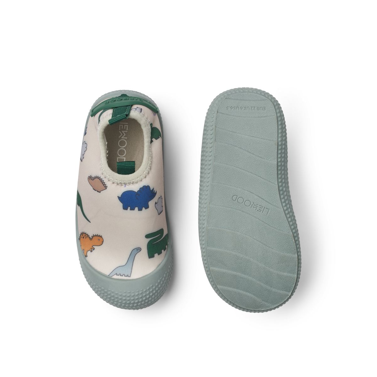 Liewood Sanjia Sea Shoes - Dinosaurs / Mist - SWIM SHOE
