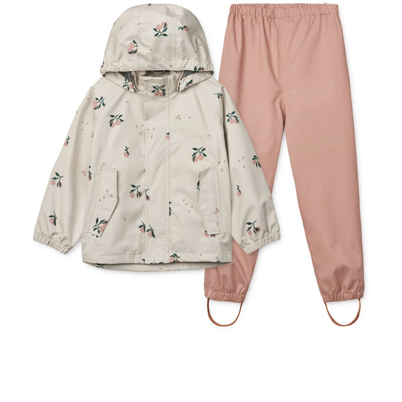 Liewood Ensemble Imperméable PEDIA - Peach / Sea shell - Ensemble